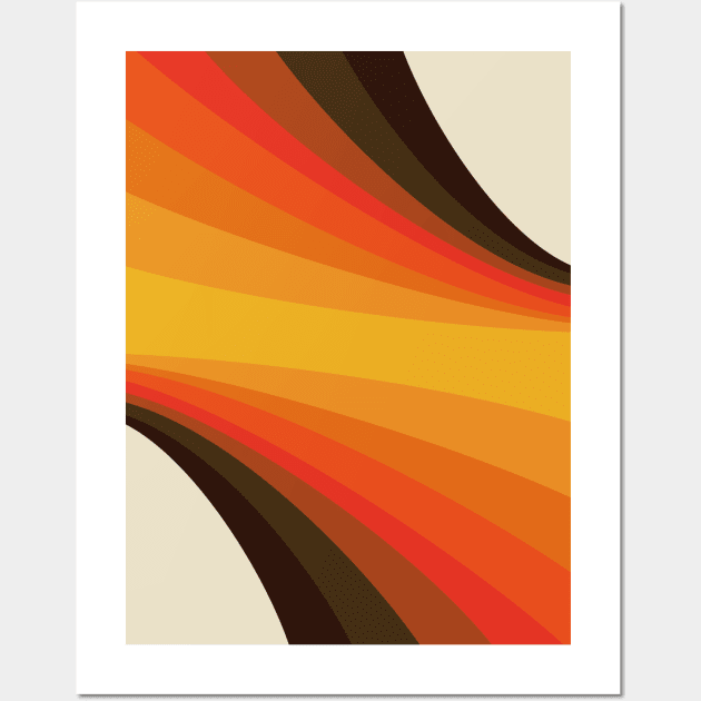 Retro Modern Abstract Shapes Wall Art by JDP Designs